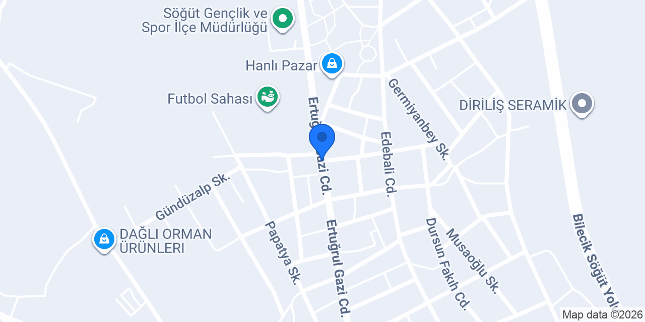 Söğüt İlçe Milli Eğitim Müdürlüğü konumu