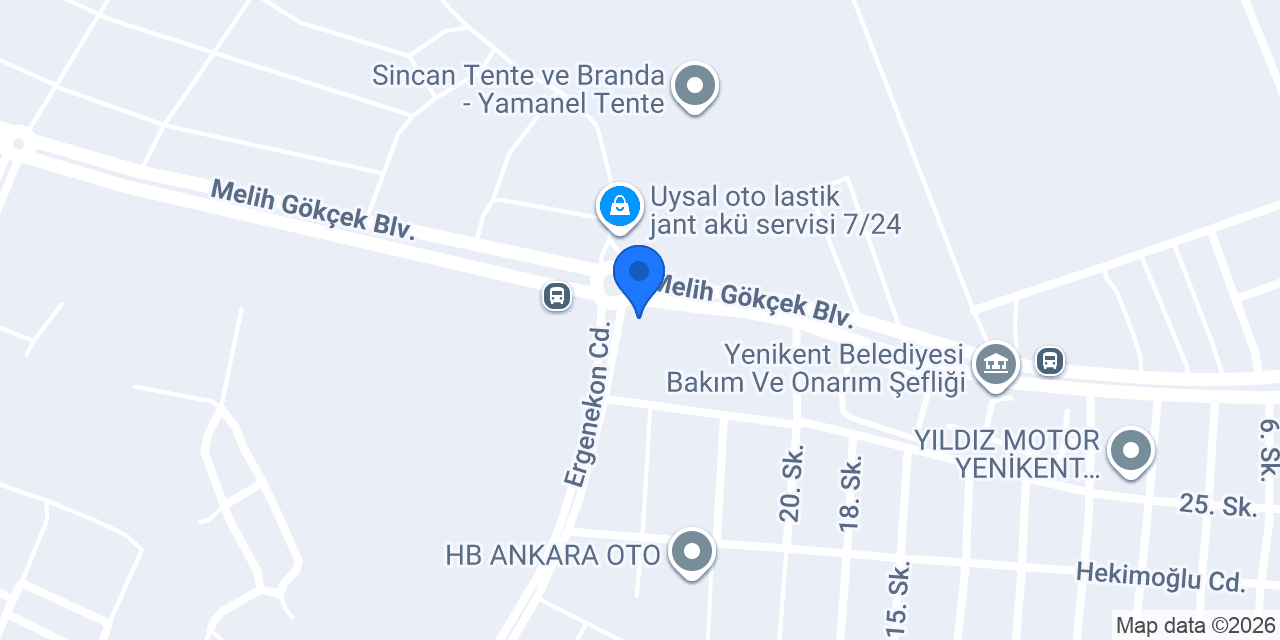 Ankara 1 Yapı market konumu