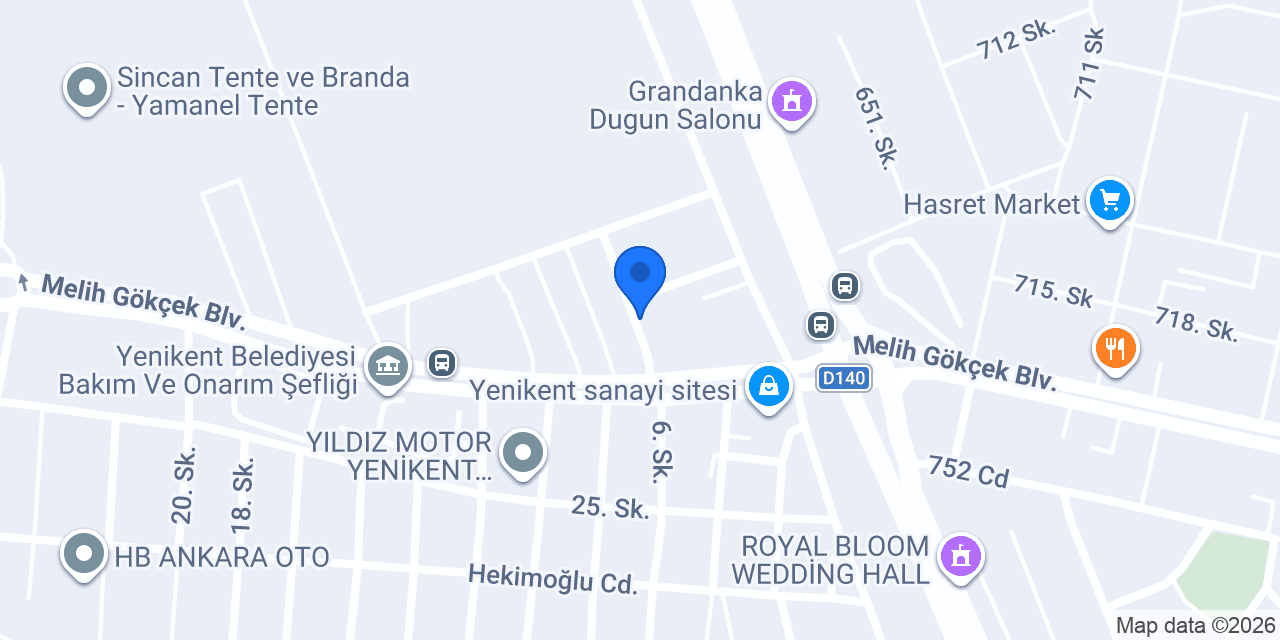 Kahraman oto servis konumu