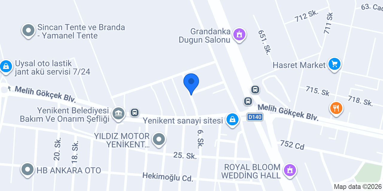 Özdemir Motor Yenileme konumu