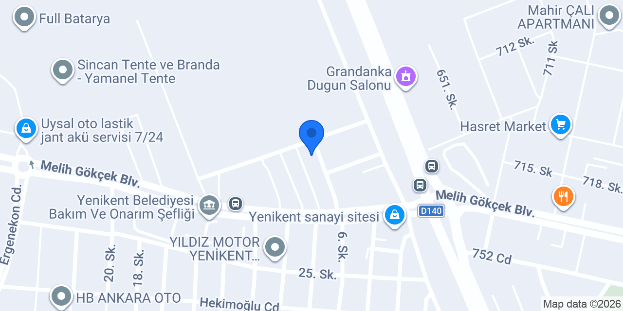 TSM OTOMOTİV konumu