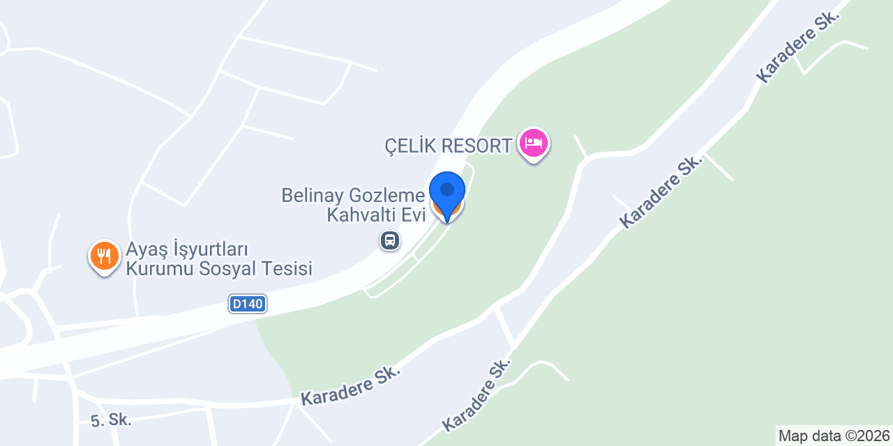 Belinay Gozleme Kahvalti Evi konumu