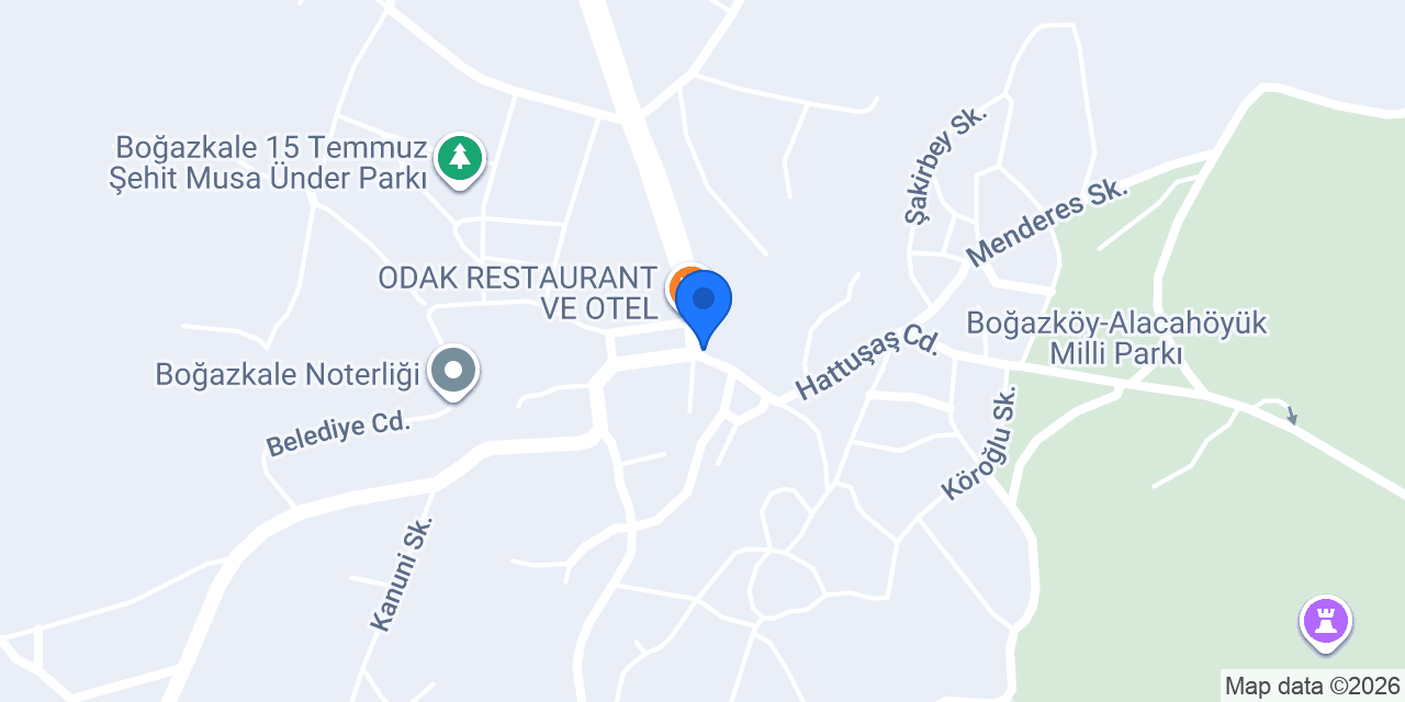 Boğazkale Halk Eğitim Merkezi konumu