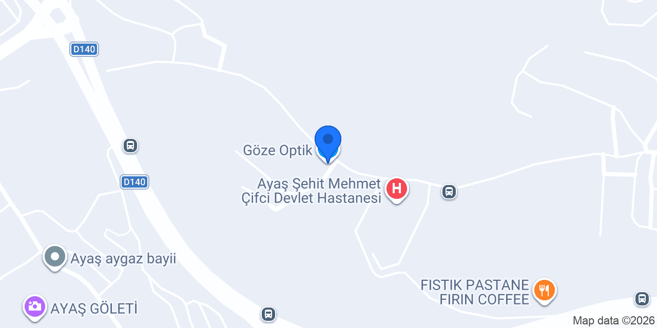 Göze Optik konumu