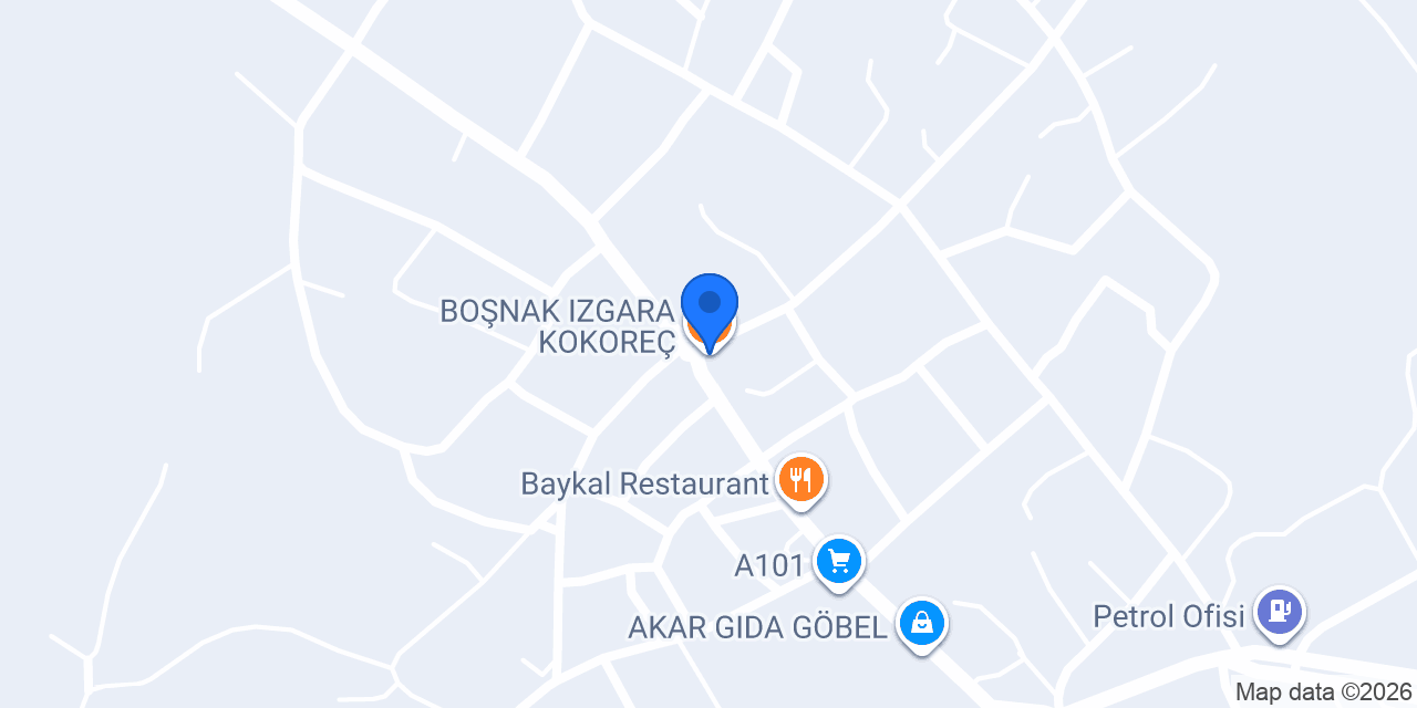 BOŞNAK IZGARA KOKOREÇ konumu
