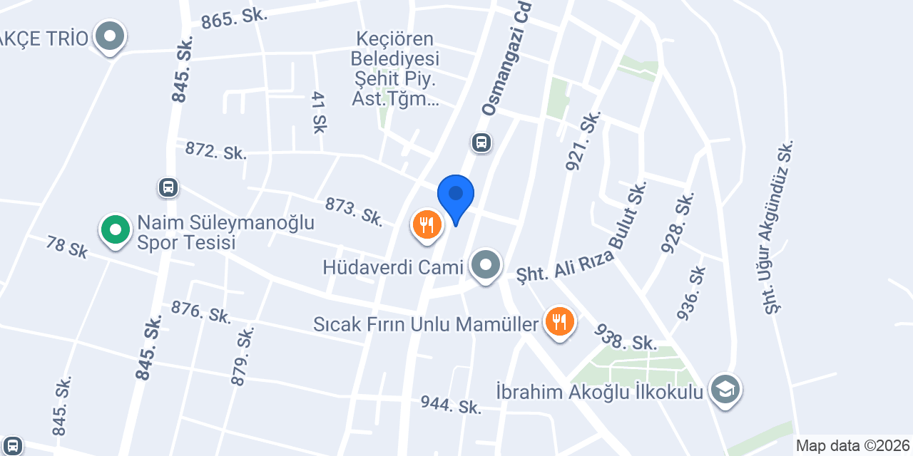 Keskin İnşaat Emlak konumu