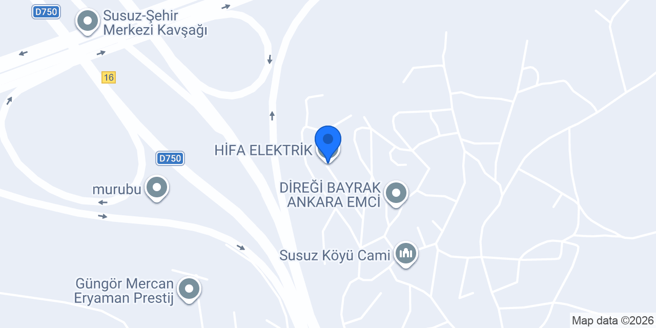 HİFA ELEKTRİK konumu