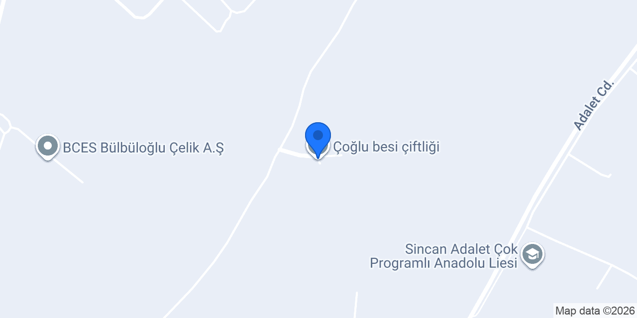 Çoğlu besi çiftliği konumu