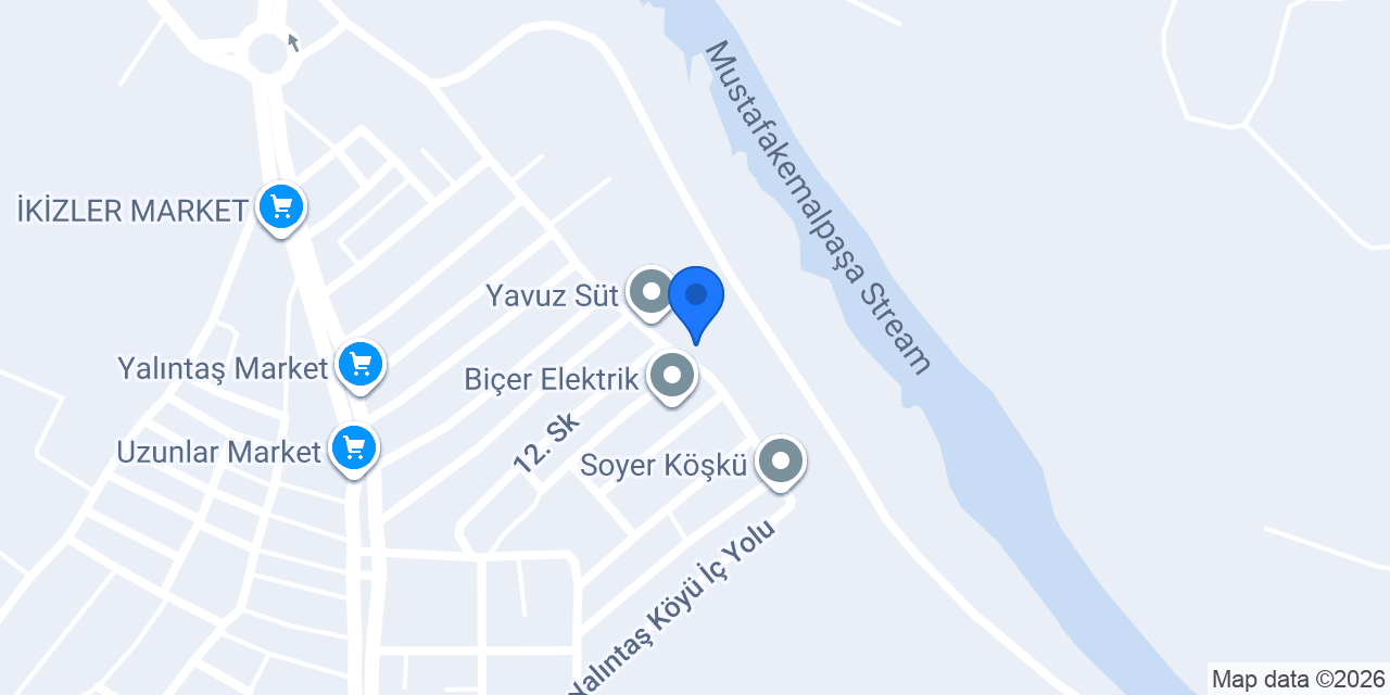 Ali gümüş süt mamülleri ltd. Şti. konumu
