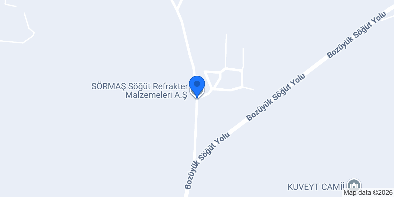 SÖRMAŞ Söğüt Refrakter Malzemeleri A.Ş konumu