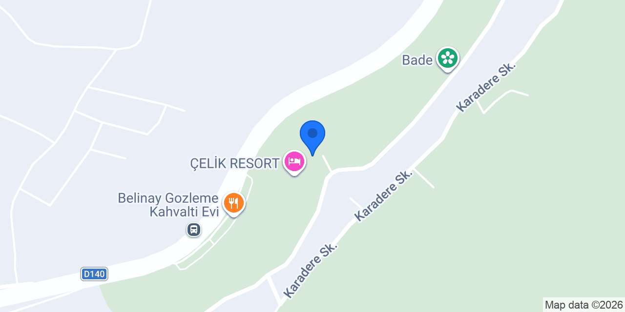 Çelik Restoran konumu