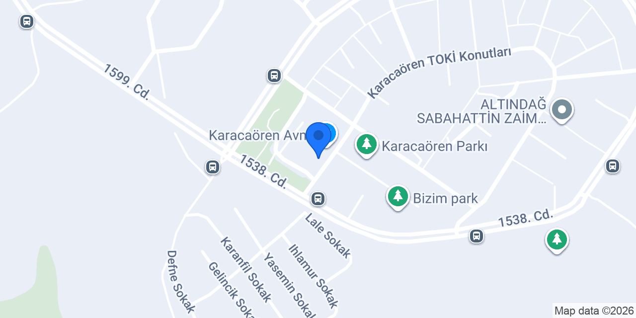 Ebrar Bayan Kuaför konumu