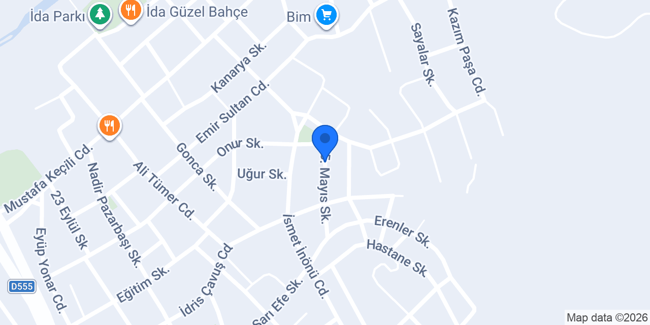 Doğal Kazdağ Balı konumu