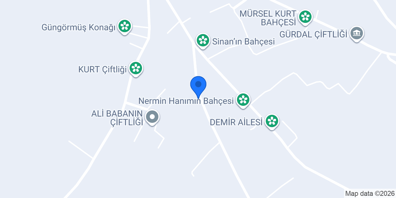 BİZİM BAHÇE konumu