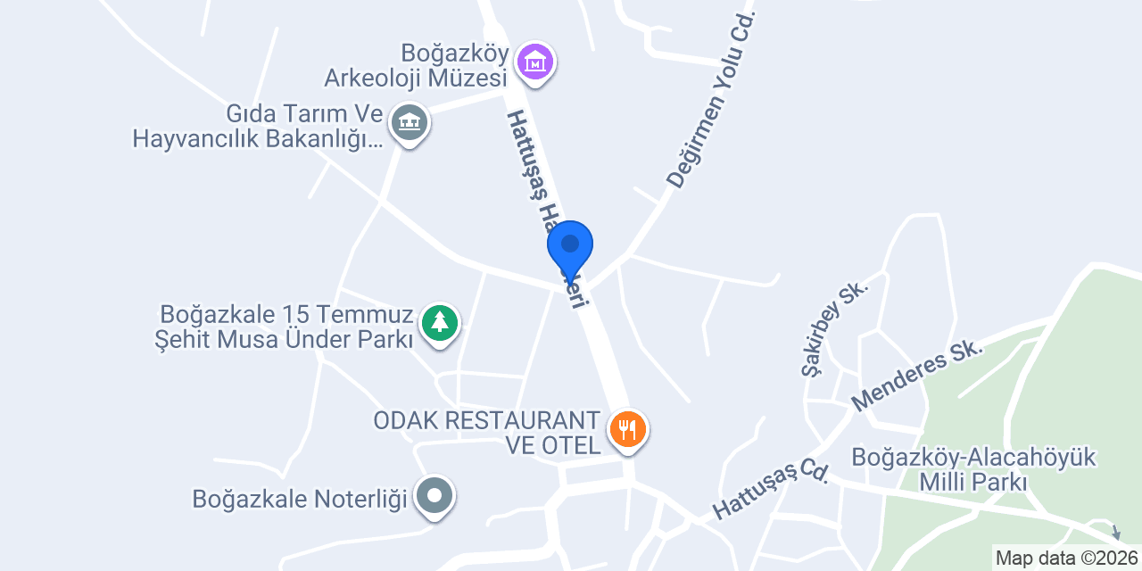 Boğazkale Eczanesi konumu