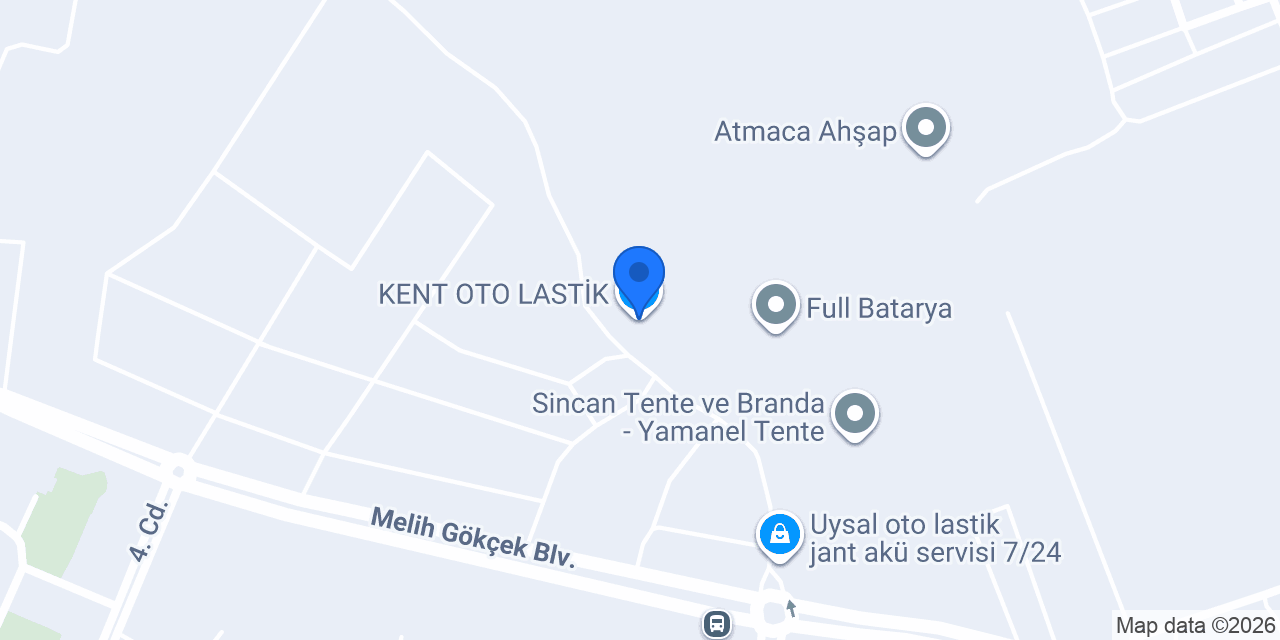 KENT OTO LASTİK konumu