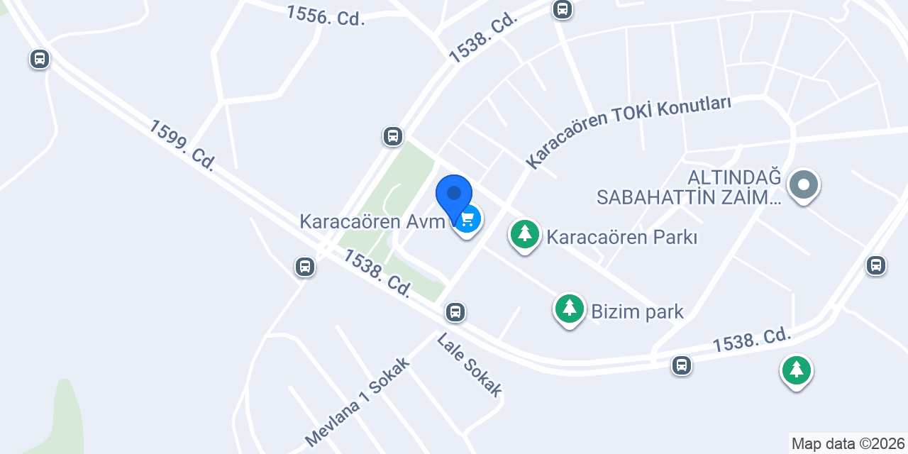 Ptt-karacaören konumu