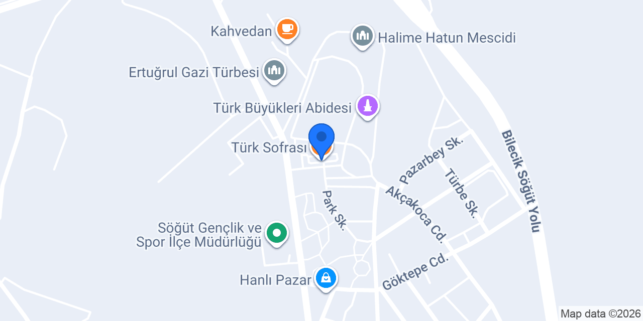 Türk Sofrası konumu