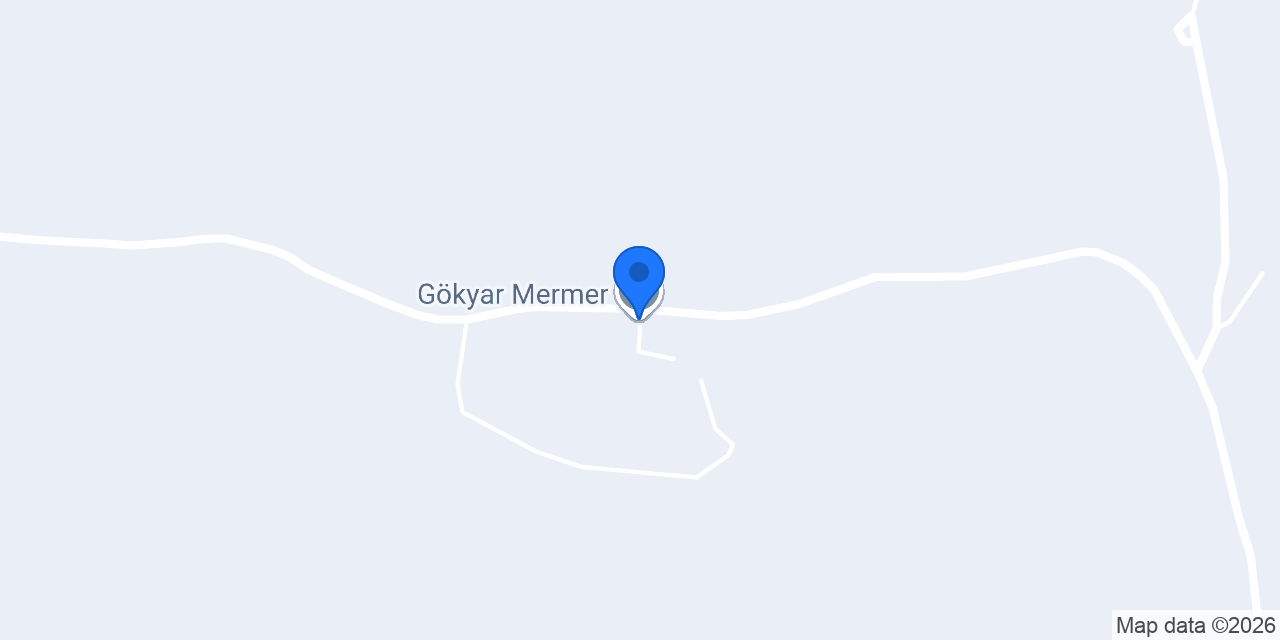 Gökyar Mermer konumu
