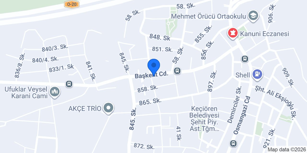Nezih Eşya Depolama - Kişisel Depolama Tesisi konumu