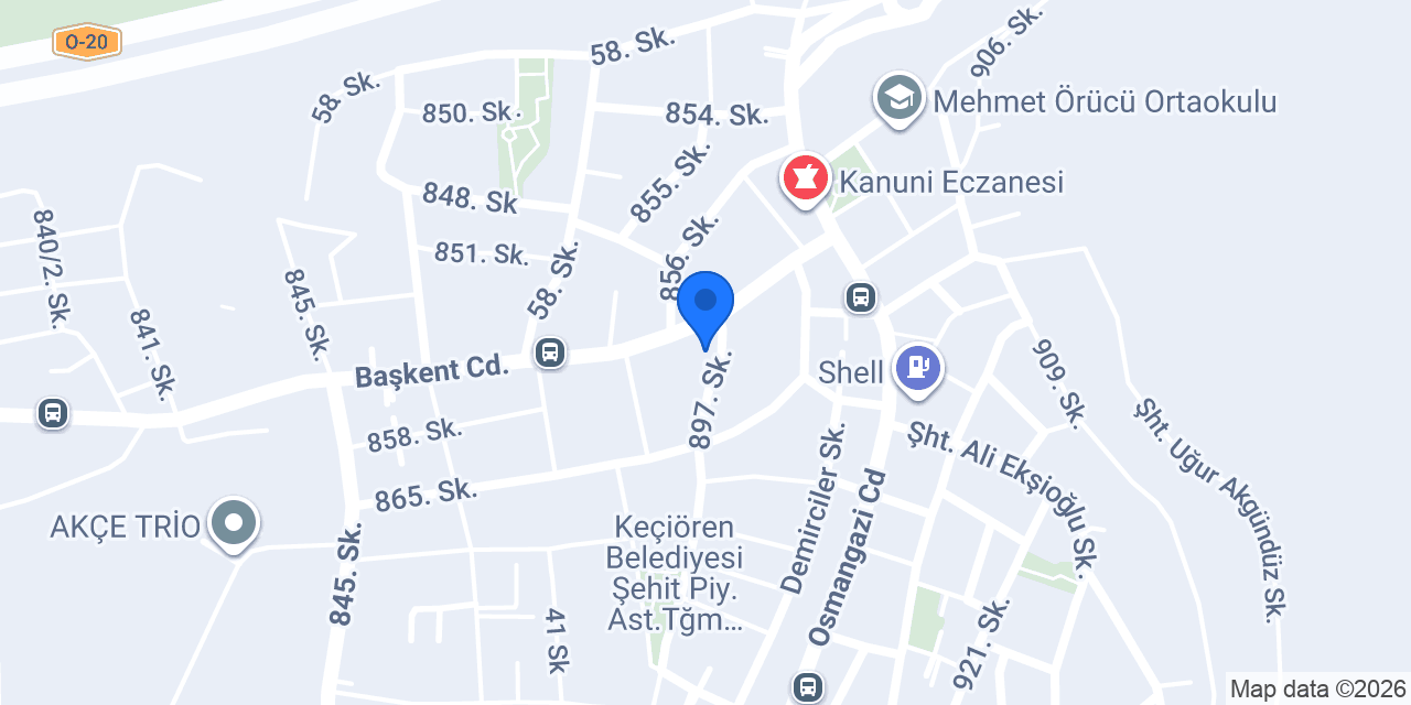 Murat Efe Mikrofiber Bez konumu