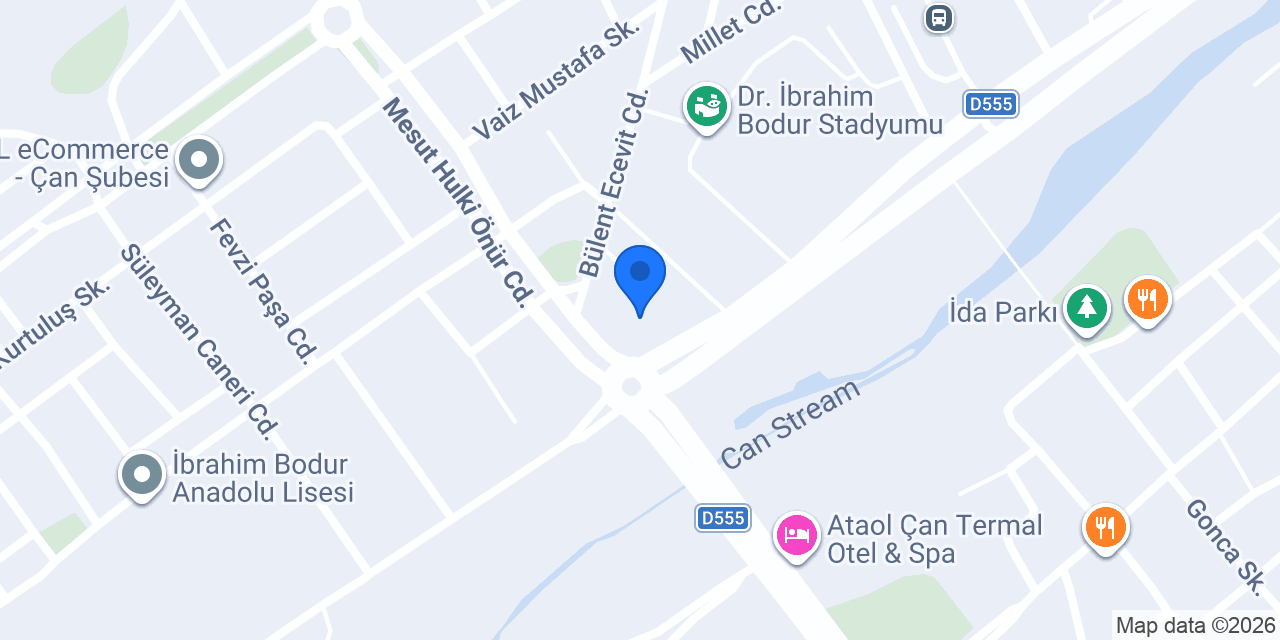 ÇAN KALEM EĞİTİM MERKEZİ konumu
