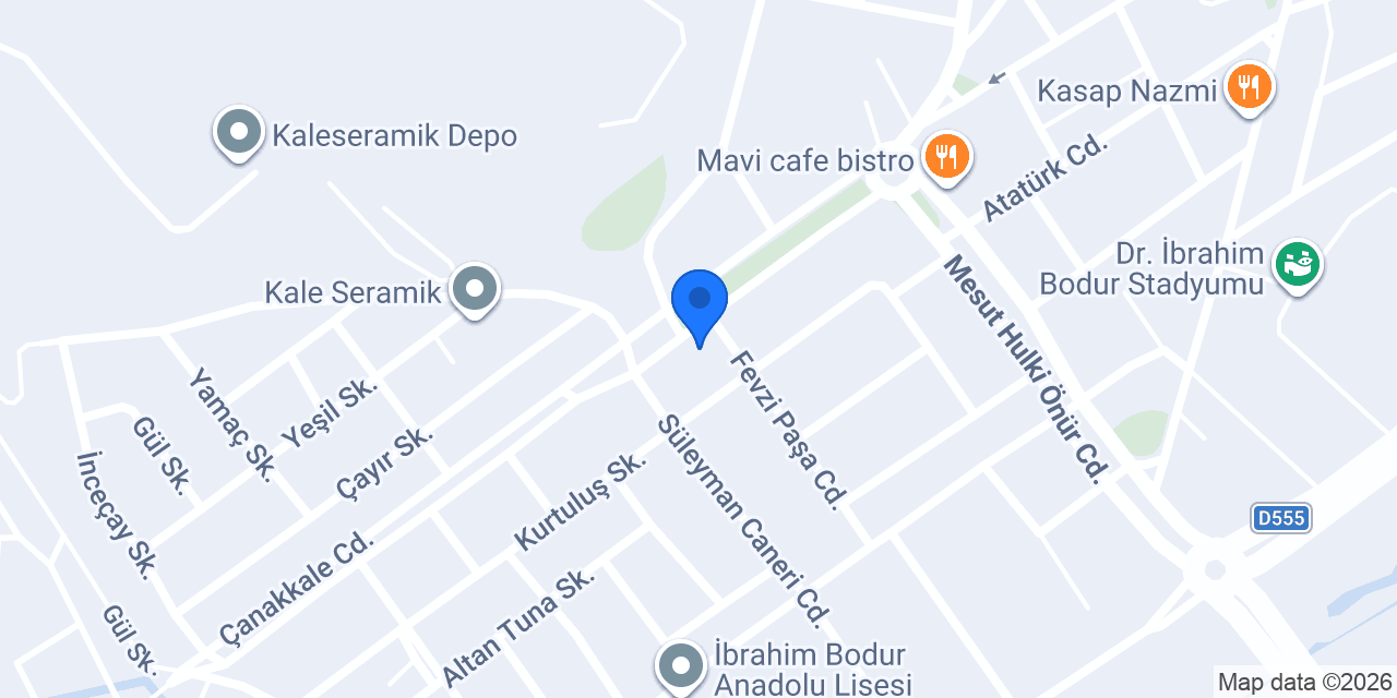 Toprak Motorlu Araçlar konumu