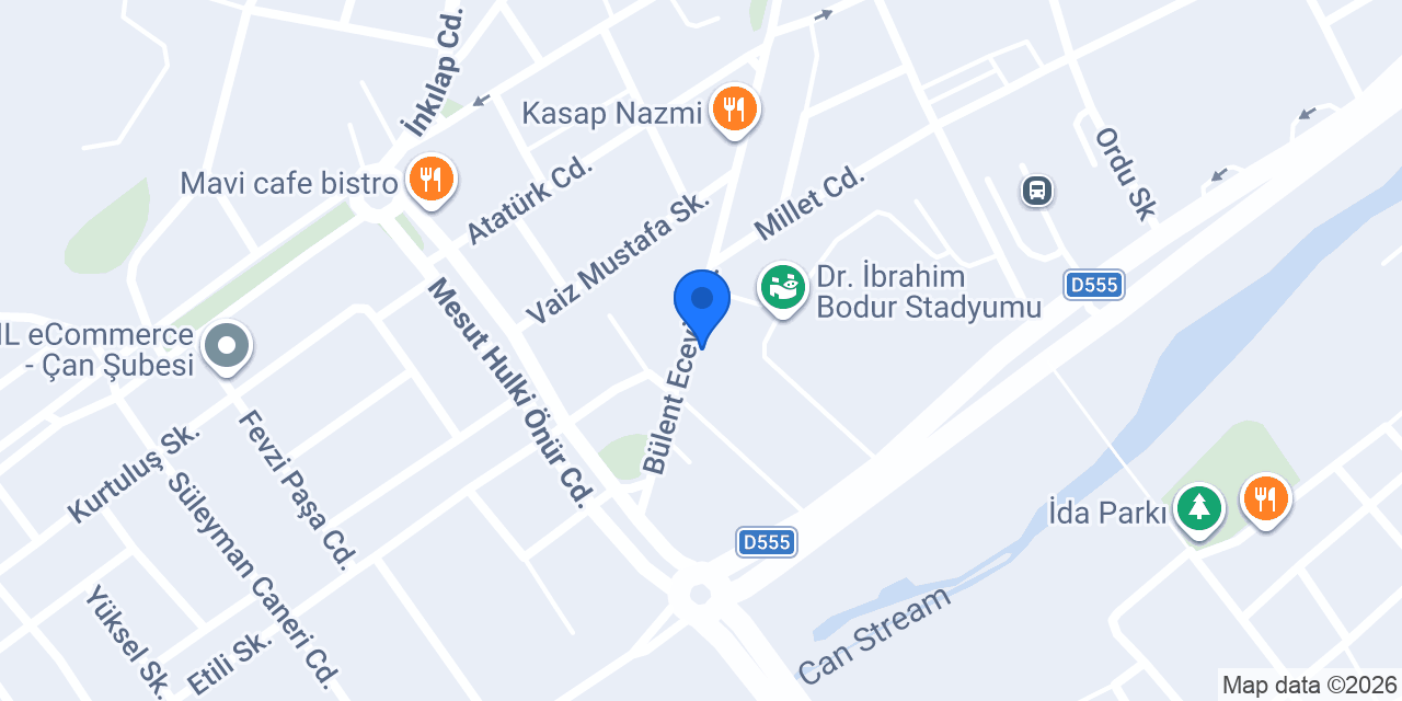 Çan Noterliği konumu