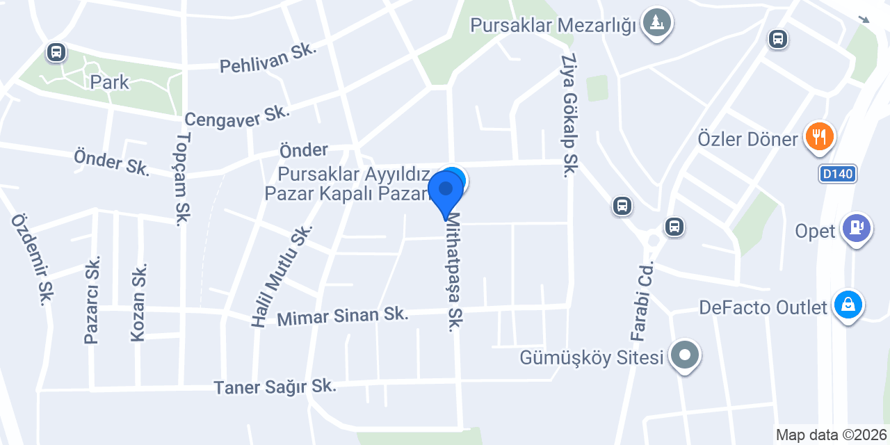 İkbâl pasta&cafe konumu
