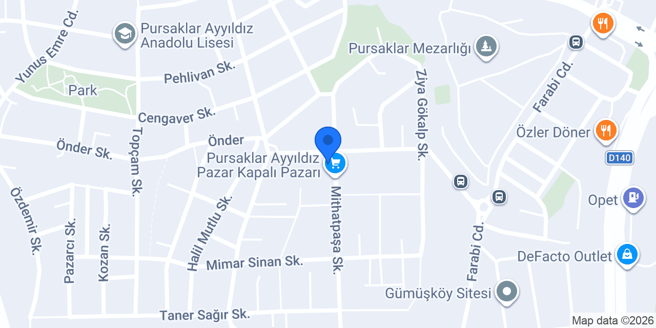 Ünsal Kırtasiye konumu