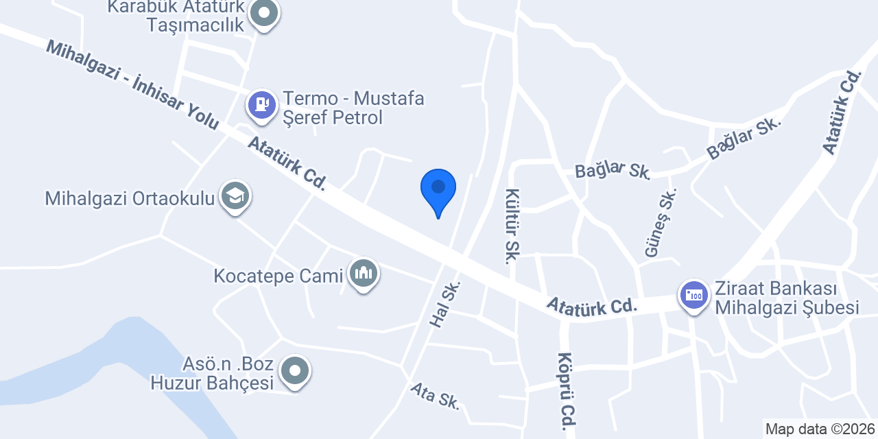 Mihalgazi Halk Eğitim Merkezi konumu