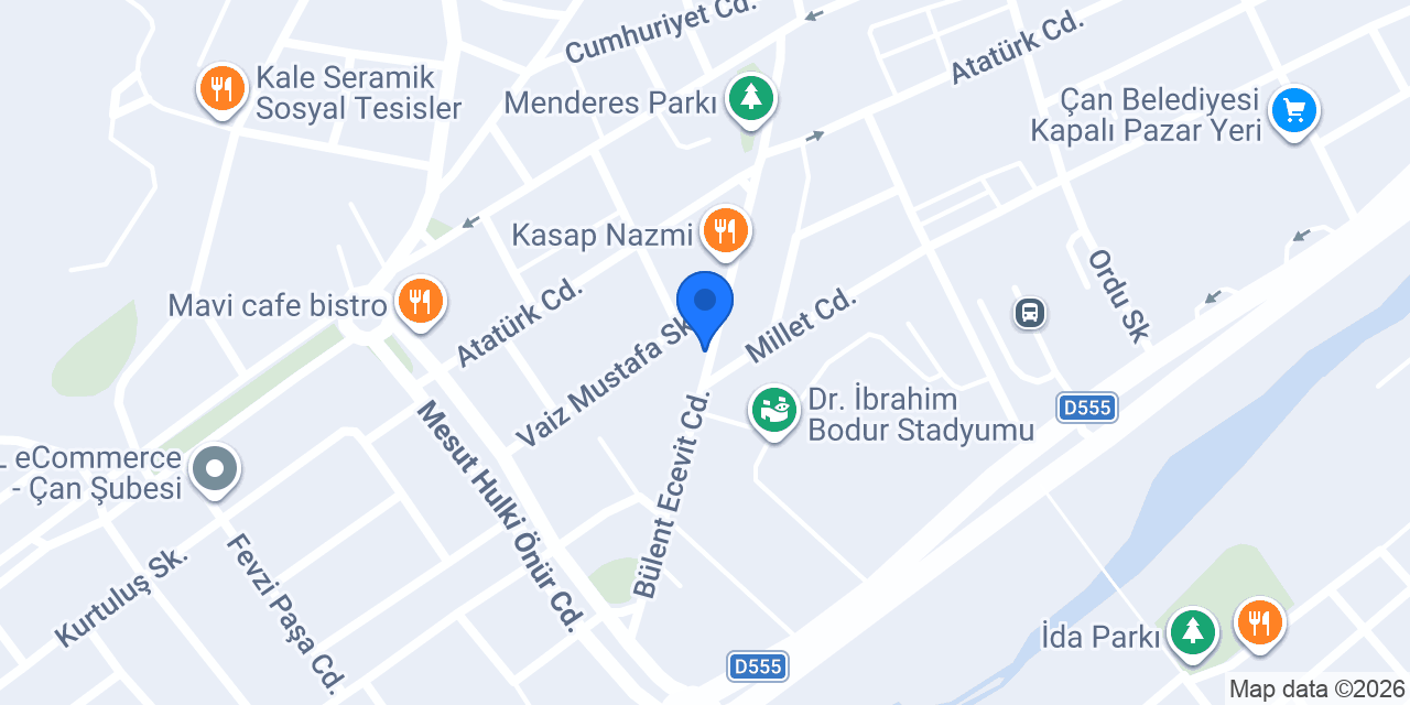 Akın Kuyumculuk konumu