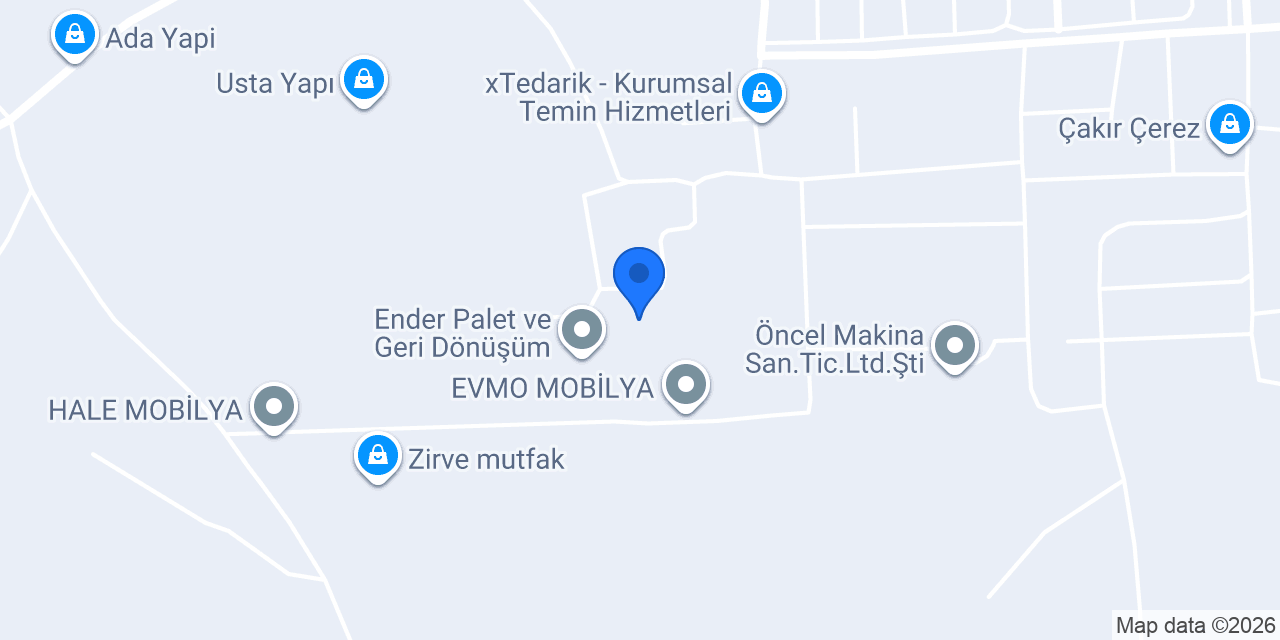 Kul Mobilya Fabrika konumu