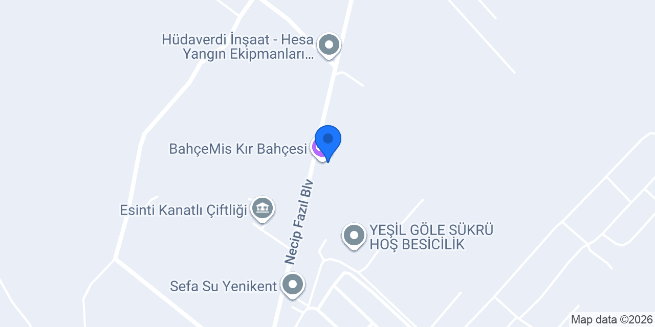 BahçeMis Kır Bahçesi konumu