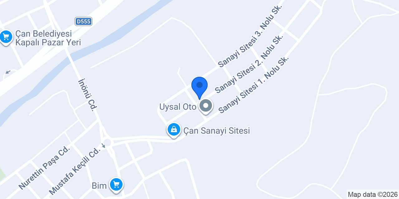 Batıbant Madencilik konumu