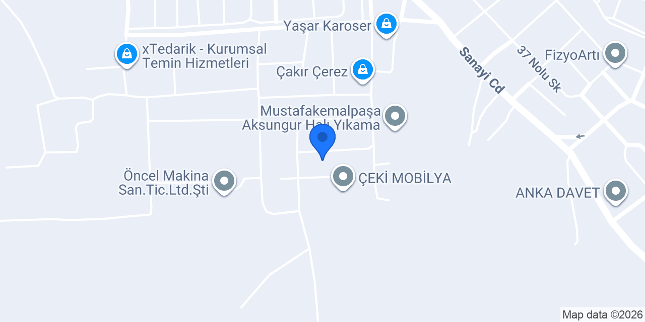 META DESİGN (Sandalye,Balkon mobilyası) konumu