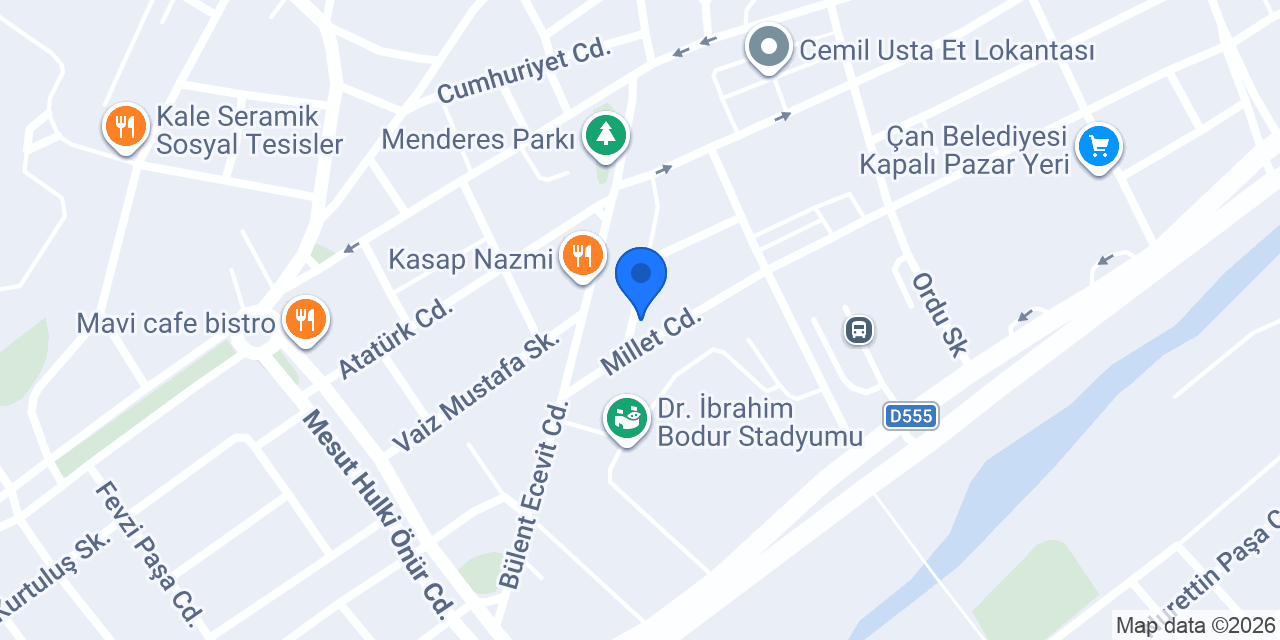 Çöllüoğlu Group Büro konumu