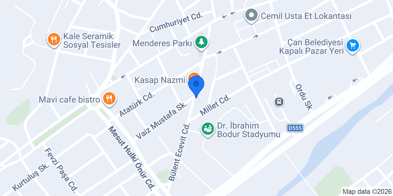 SAHİ MOBİLYA konumu