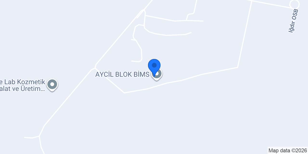 Iğdır bims briket konumu