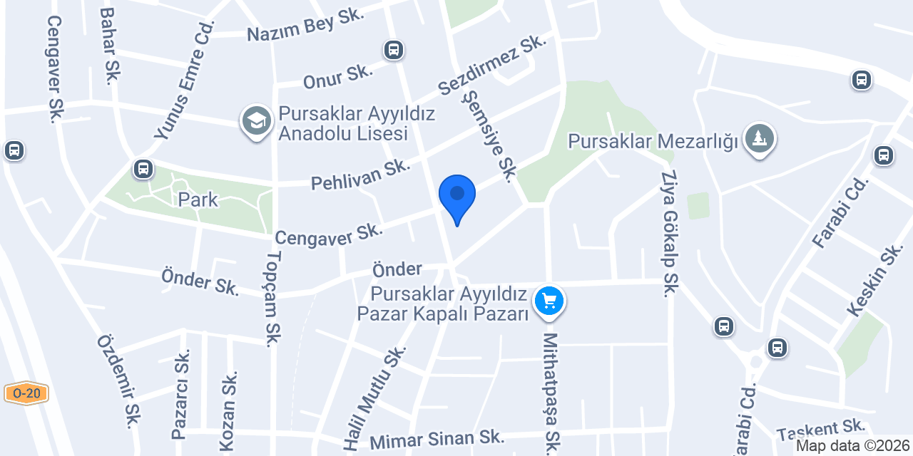 Çubuk et sarayı konumu