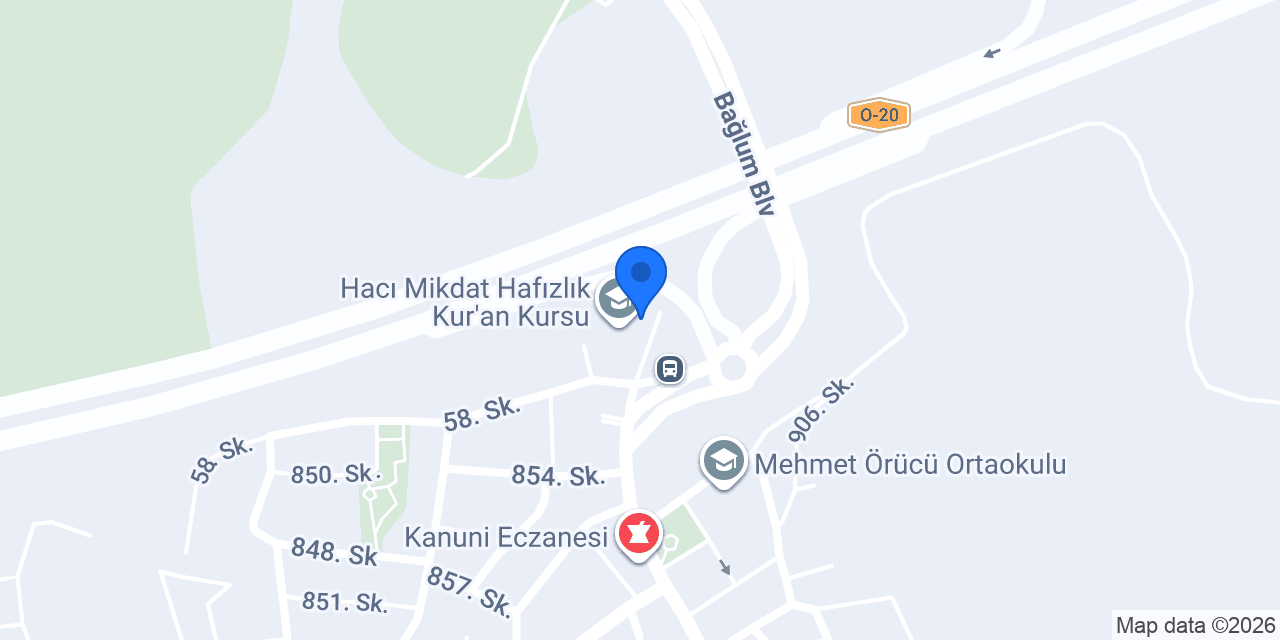 Hacı Mikdat Camii konumu