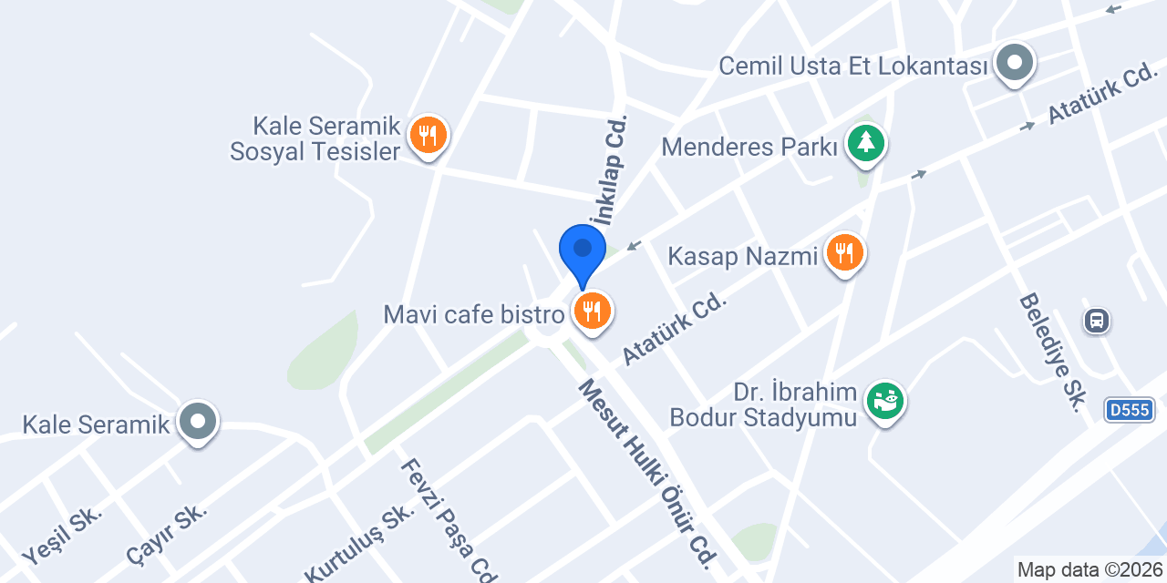 Çan Acıktım Fastfood konumu