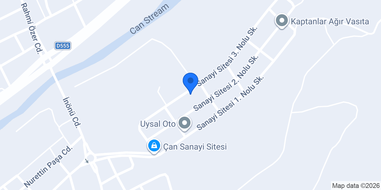 Garantili Arabam Dynamic Oto Ekspertiz Çan konumu