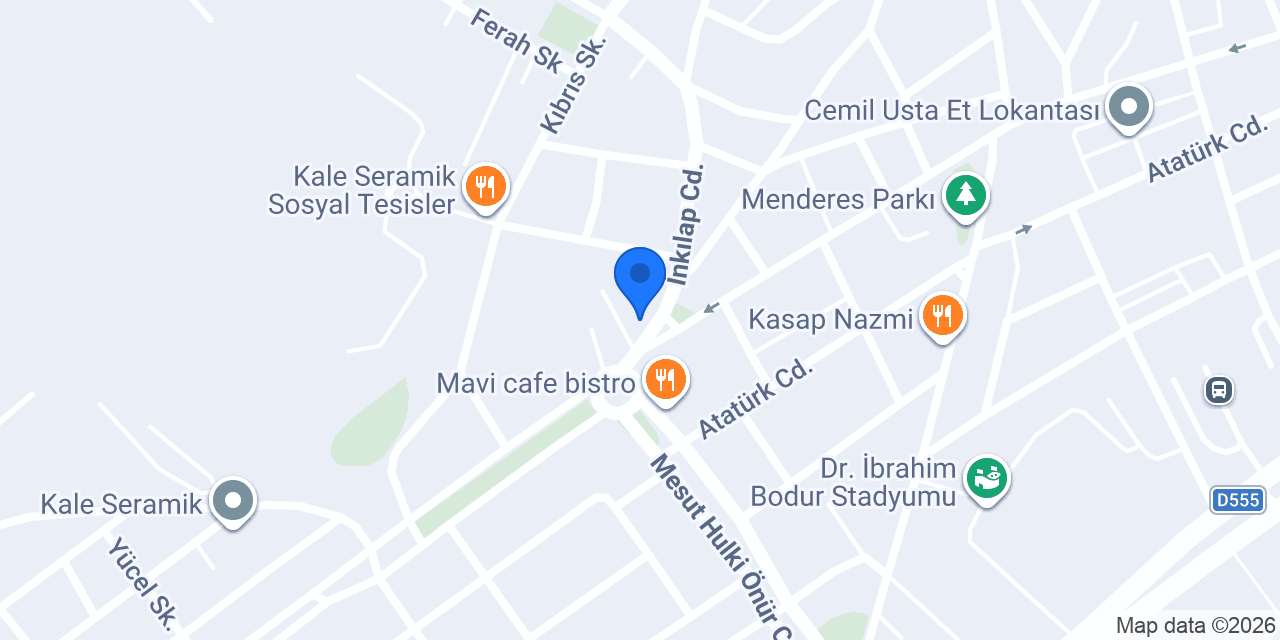 RA Tattoo Stüdyo konumu