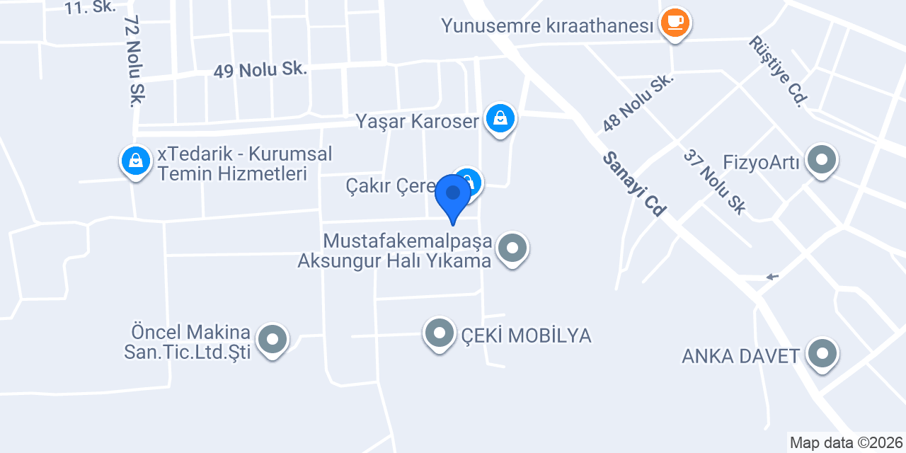 Vm Vertex Mobilya konumu