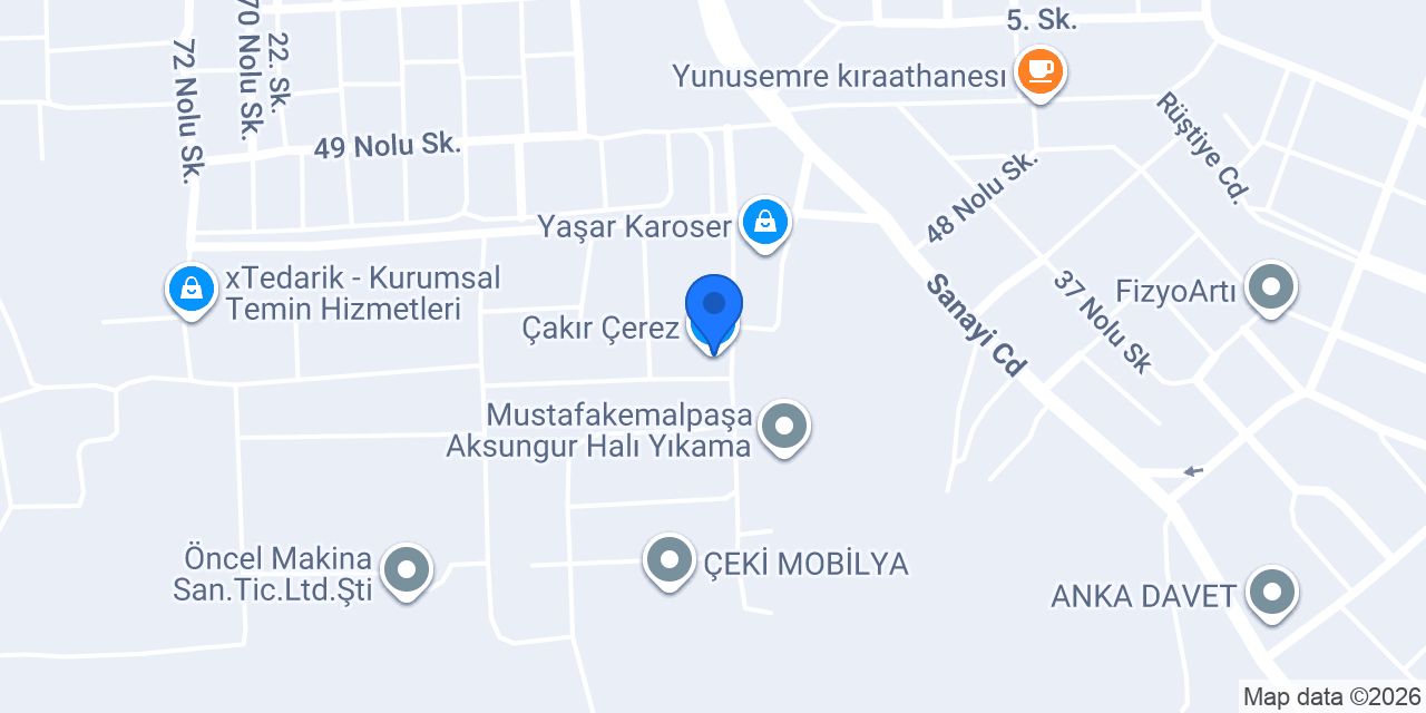 Çakır Çerez konumu