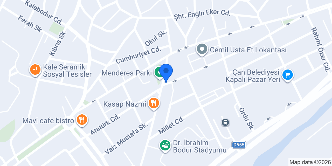 Moda Optik Tufan Optik konumu