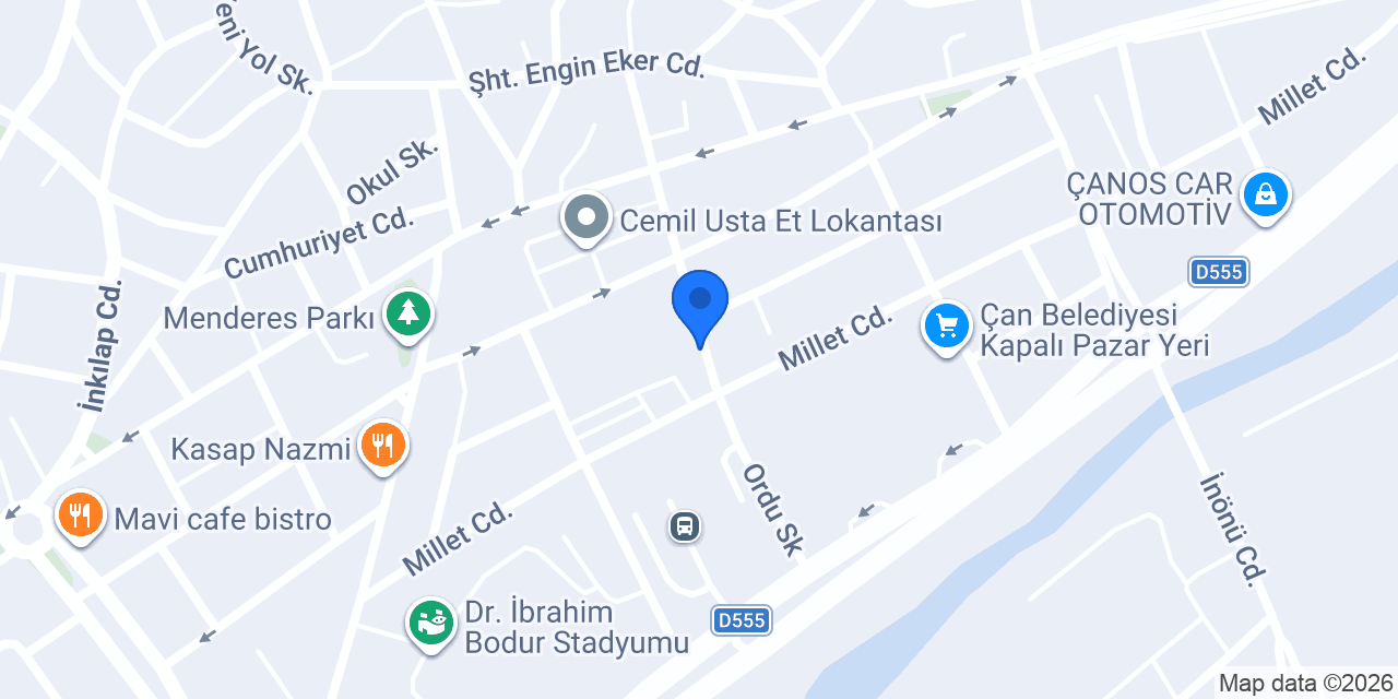 Gülen Piliç konumu
