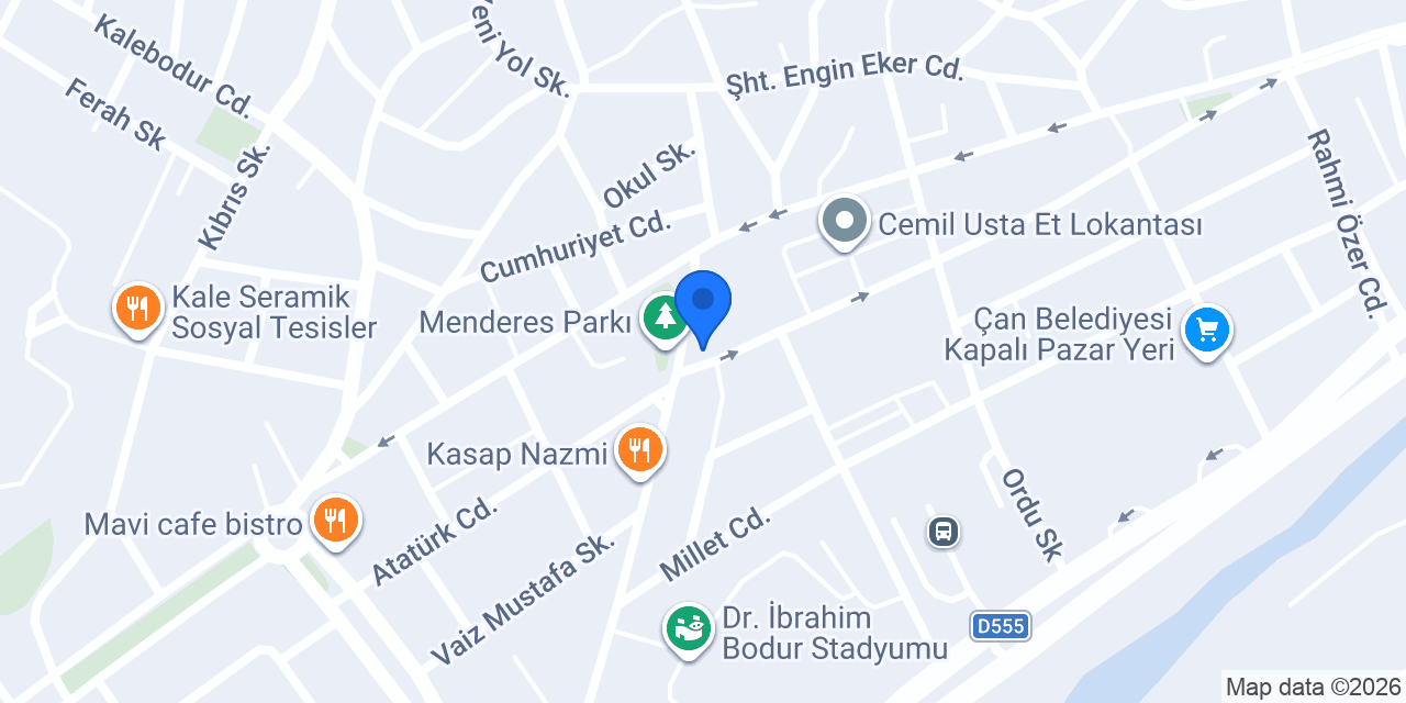 Akkuş Eczanesi konumu
