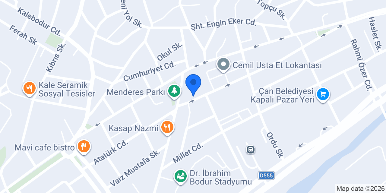Hakem İnşaat konumu
